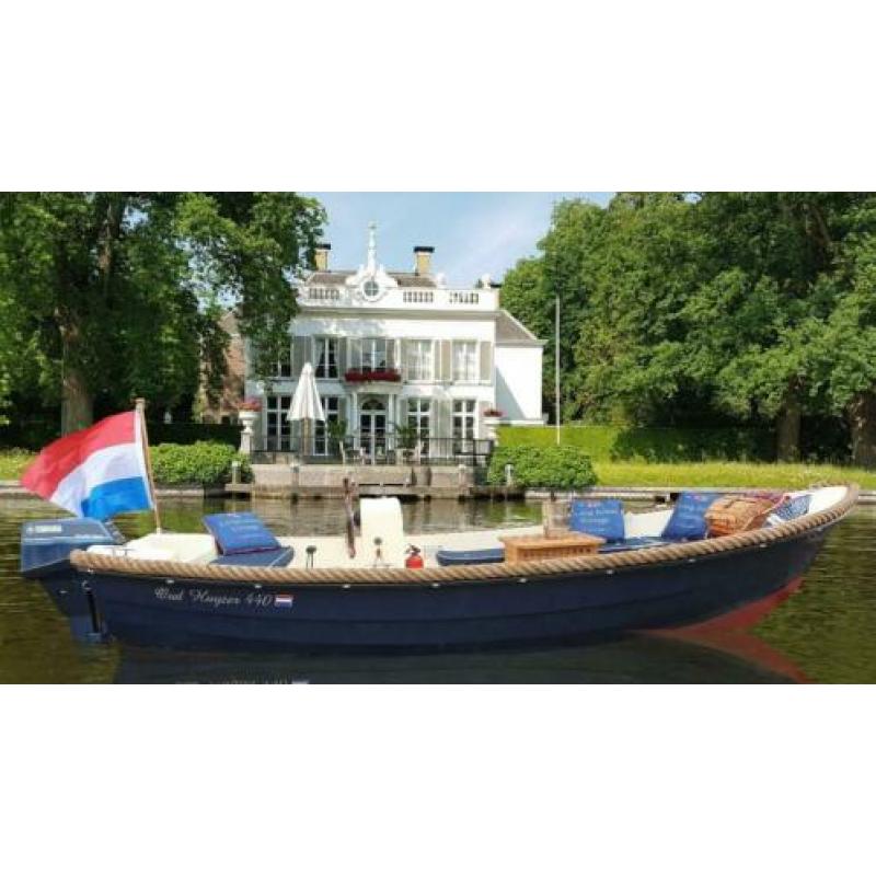 Schitterende Oud Huyzer 440 sloep in nieuwstaat vaarklaar