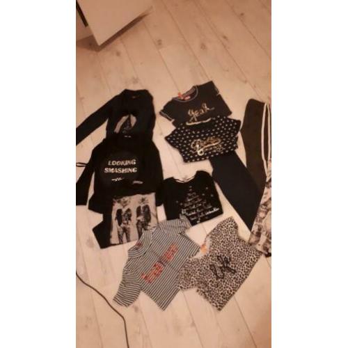 35 stuks kleding meisje maat 122-128 diverse goede merken!