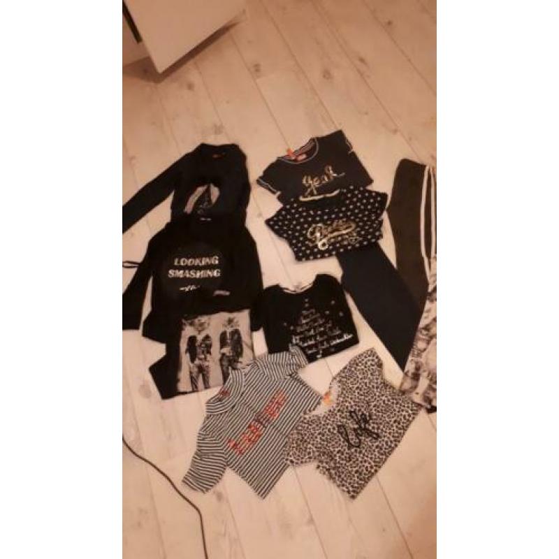 35 stuks kleding meisje maat 122-128 diverse goede merken!