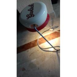 Grolsch schemerlamp in de vorm van een bierfles dop