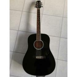 Morgan w-104bk akoestische gitaar stealstring