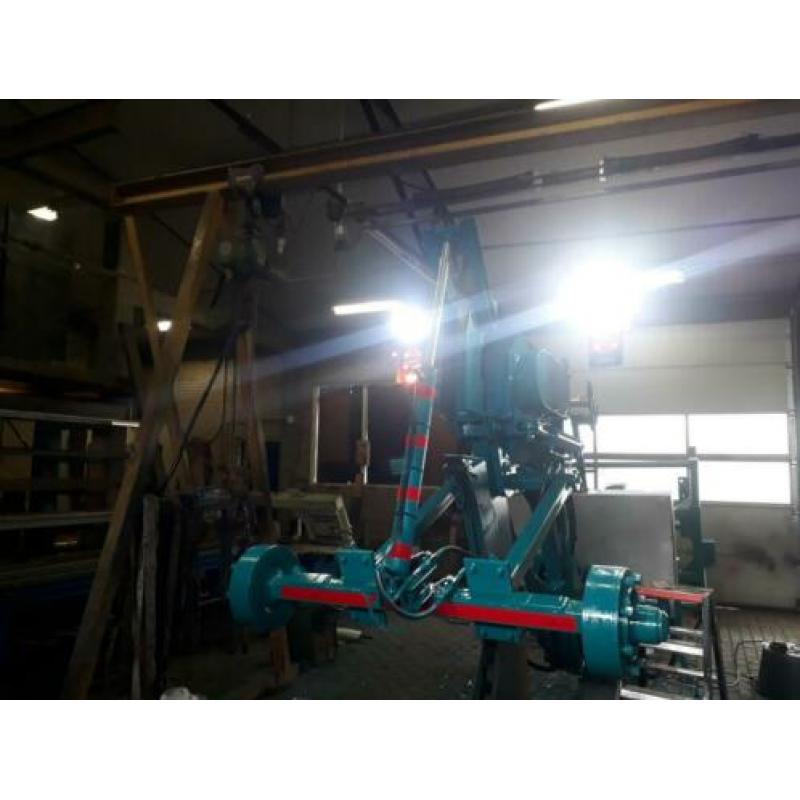 Kabel ploeg leiding leg machine.