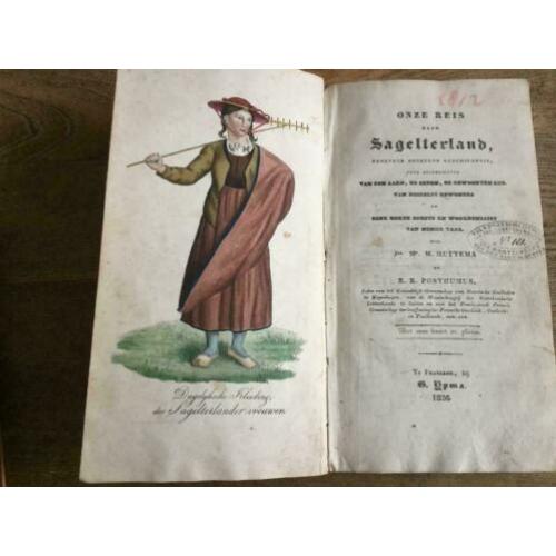 Hettema Onze reis naar Sagelterland 1836 2 gravures