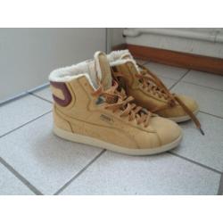 Beige leren sportschoenen PUMA maat 40 (nieuwstaat)