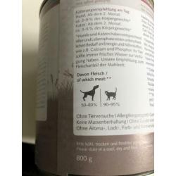 Bio gluten (granen) vrij premium voer