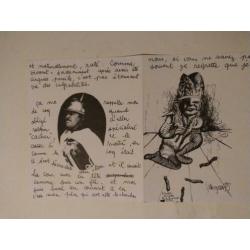 Maryan dubbelzijdige lithografie circa 1975
