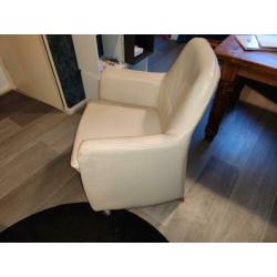 Wit nubuck leren stoelen te koop