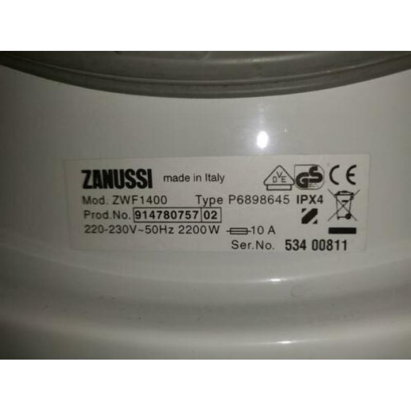 Zanussi wasmachine zo goed als nieuw