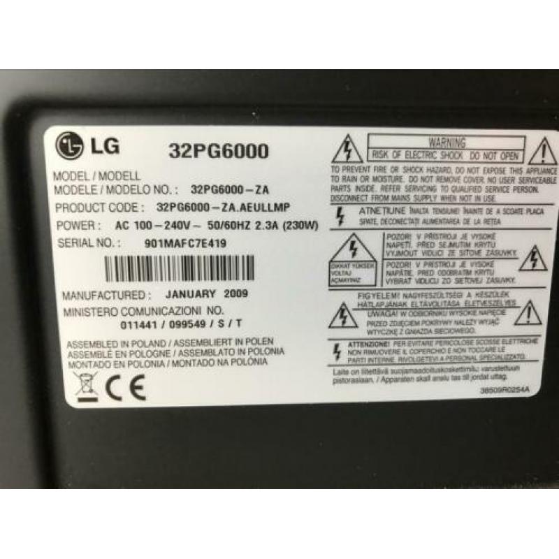 32 inch LG plasma Televisie