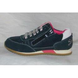 SHOESME maat 33 veter/rits blauw sterren - gratis verzenden