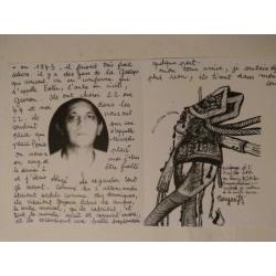 Maryan dubbelzijdige lithografie circa 1975