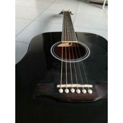 Morgan w-104bk akoestische gitaar stealstring