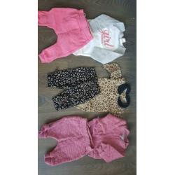 Groot pakket meisjes kleding maat 50-56