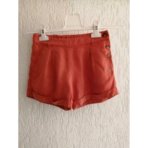 GUCCI short maat 8 (128 )oranje met steekzakken