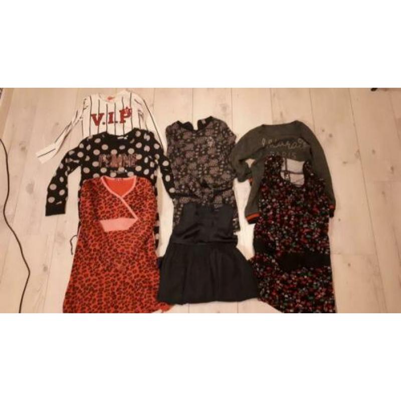 35 stuks kleding meisje maat 122-128 diverse goede merken!
