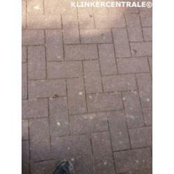 ROOIKORTING 350m2 rood en grijs 15x30x8cm betonklinkers tege