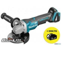 MAKITA ACCU SLIJPER 18v SLIJPTOL + GRATIS 5.0AH ACCU DGA504