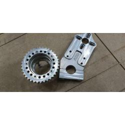 Elektrisch skateboard motor houder