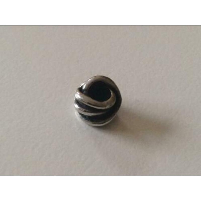 Trollbeads geluksknoop. Zilver.