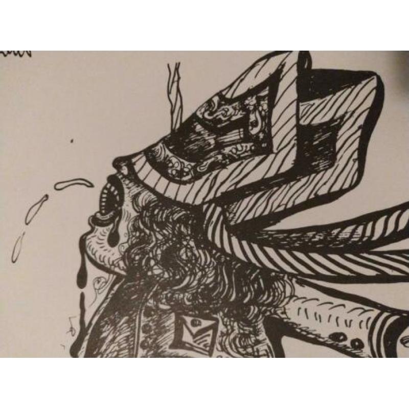 Maryan dubbelzijdige lithografie circa 1975