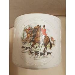 frankton c.v tegelen bloempot met paarden