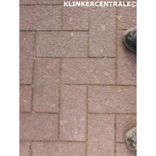 ROOIKORTING 350m2 rood en grijs 15x30x8cm betonklinkers tege