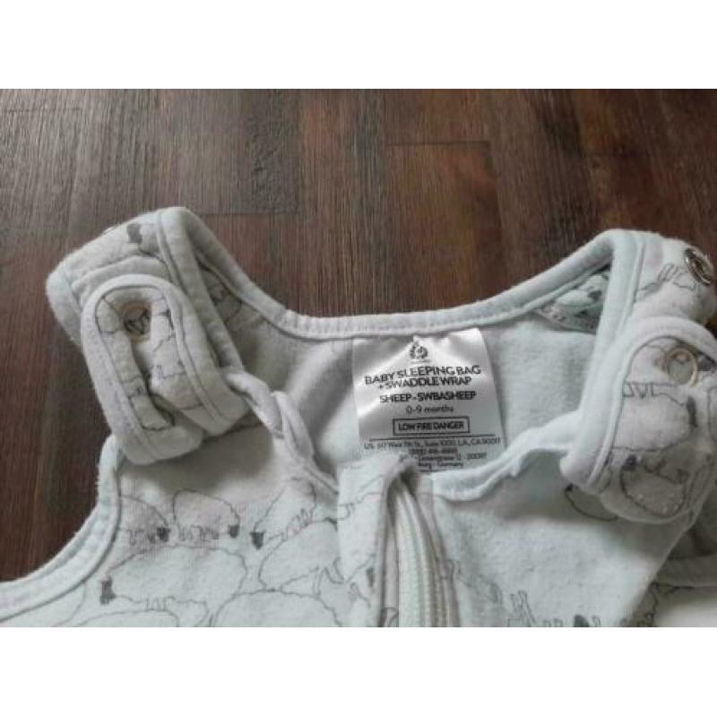 Mooie slaapzak van Ergobaby Sheep met inbakerdeel te koop!