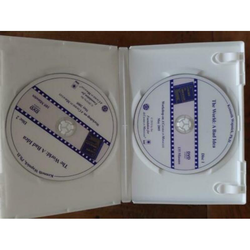 The world: a bad idea 2dvd on a course of miracles. zeldzaa