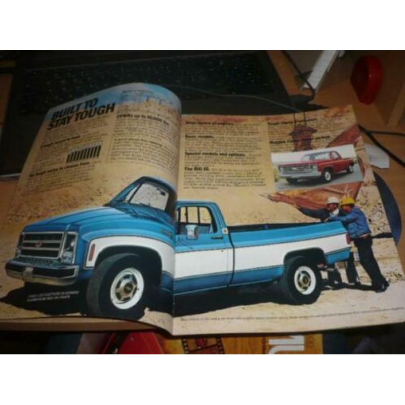 USA Folder CHEVY PICKUPS modellen 1979