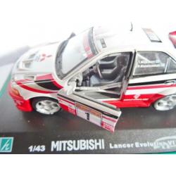 Cararama Mitsubishi Lancer Evolution V1 WRC 1/43 Rally Car