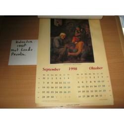 Kalender 1998 mooie prents erin