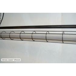 Industriele oude gepolijste TL lamp met matte tube 165 cm