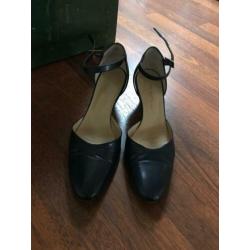 LEREN SCHOENEN MICHEL NOYEN Pumps navy blauw 38