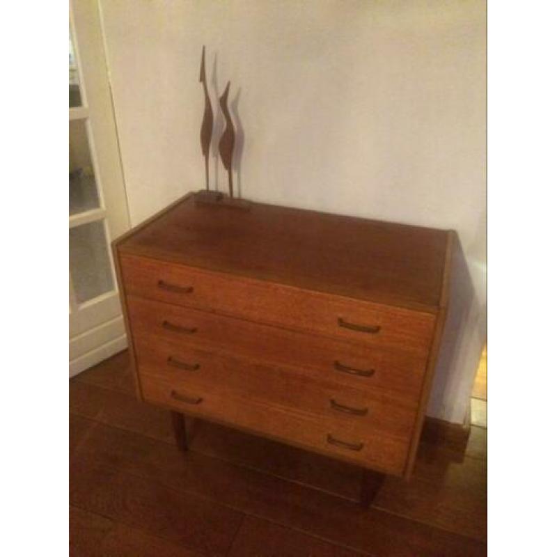 Vintage ladekastje kastje dressoir