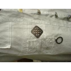 Taupe kleurige blouse mt S van Elly aangeboden