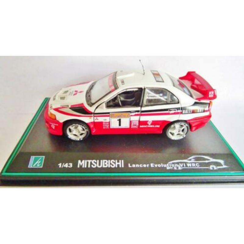 Cararama Mitsubishi Lancer Evolution V1 WRC 1/43 Rally Car