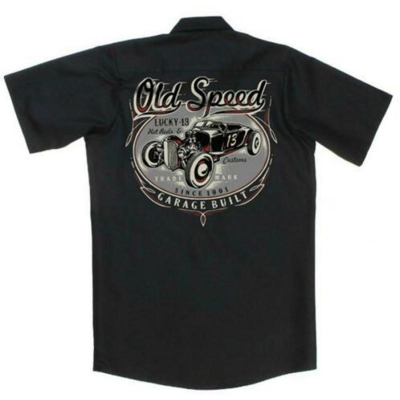 Lucky 13 workshirt old custom old speed