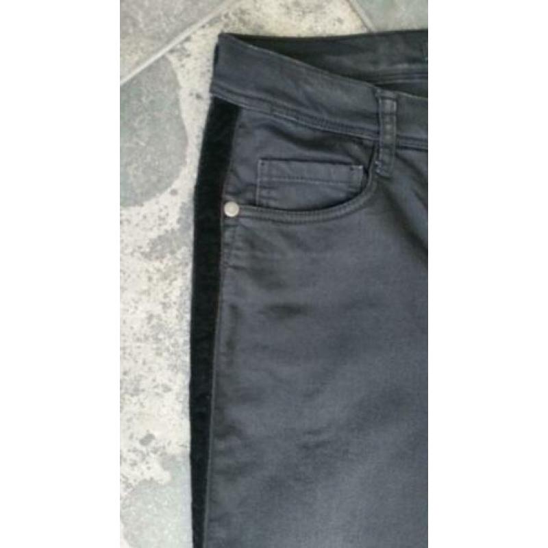 Dream star – zwarte stretch broek maat 38 zwart fluweelachti