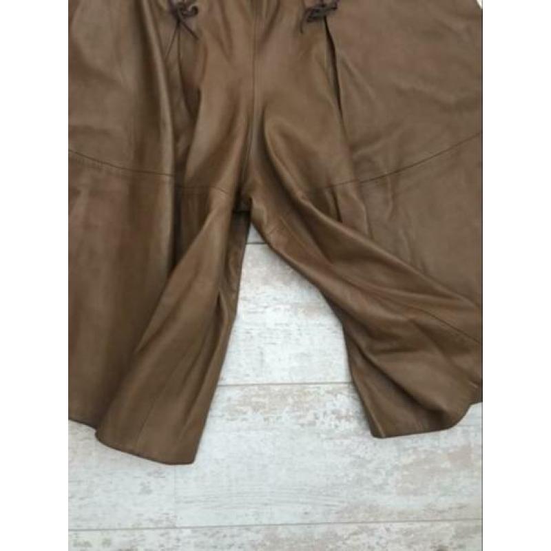 Valentino vintage leren leren broekrok rok mt 36-38