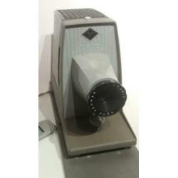 Werkende vintage retro dia projector