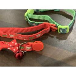 2 halsbandjes voor katten