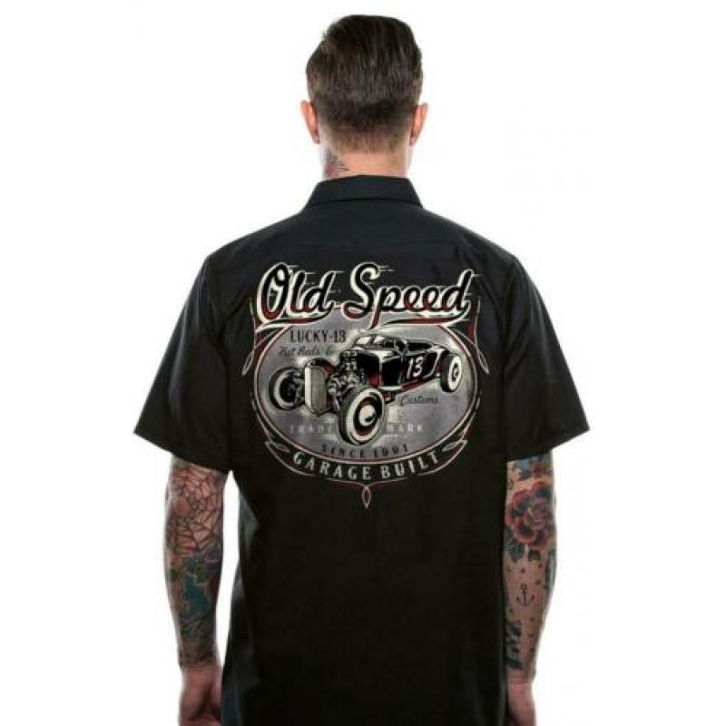 Lucky 13 workshirt old custom old speed