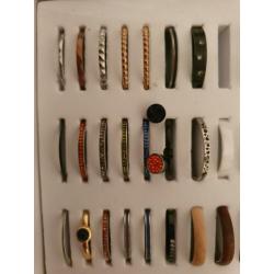 Complete ixxxi set; basis ringen 2x 19 1x 18,5 en vulring 19
