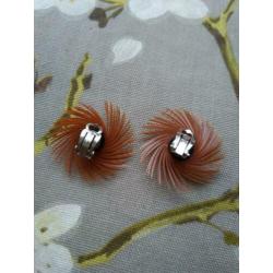 Vintage clip oorbellen