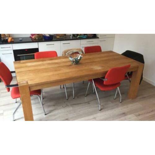 Massieve tafel 1,4x3m