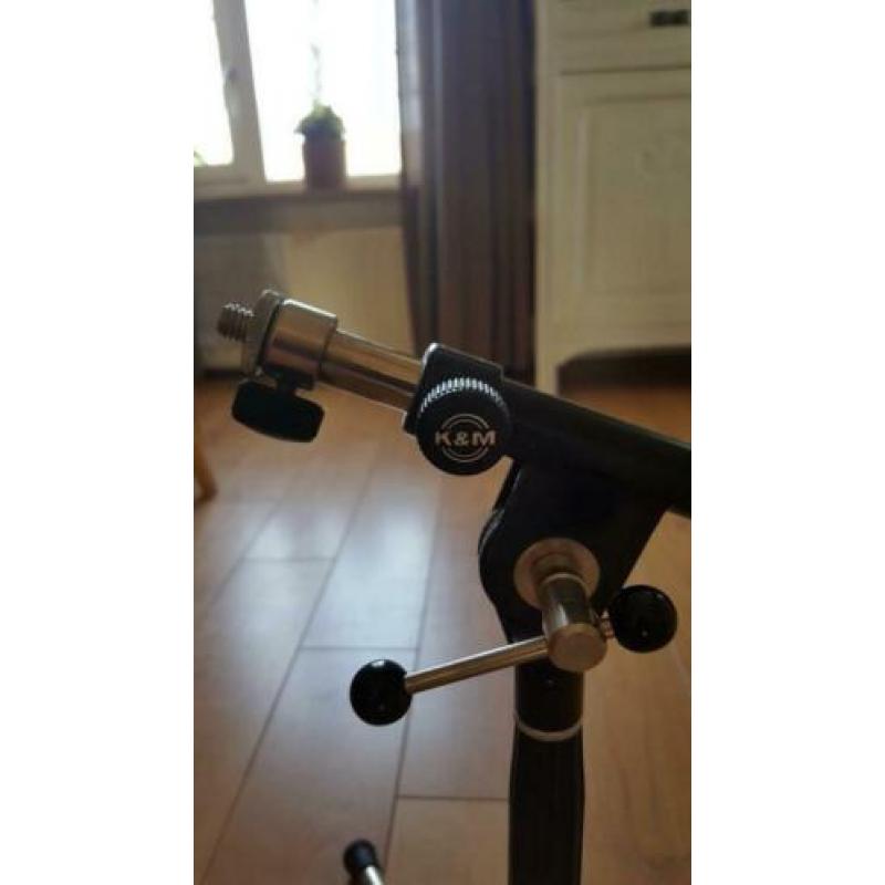 Lage microfoon standaard Drum Merk k & m
