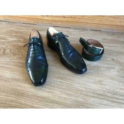 Van Bommel herenschoenen maat 10 met bijpassende riem