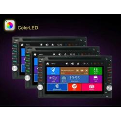 Dubbel 2 din autoradio met navigatie radio bluetooth NIEUW!