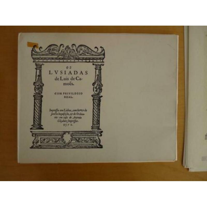 Os Lusiadas de Luis de Camoes Com privilegio real portfolio