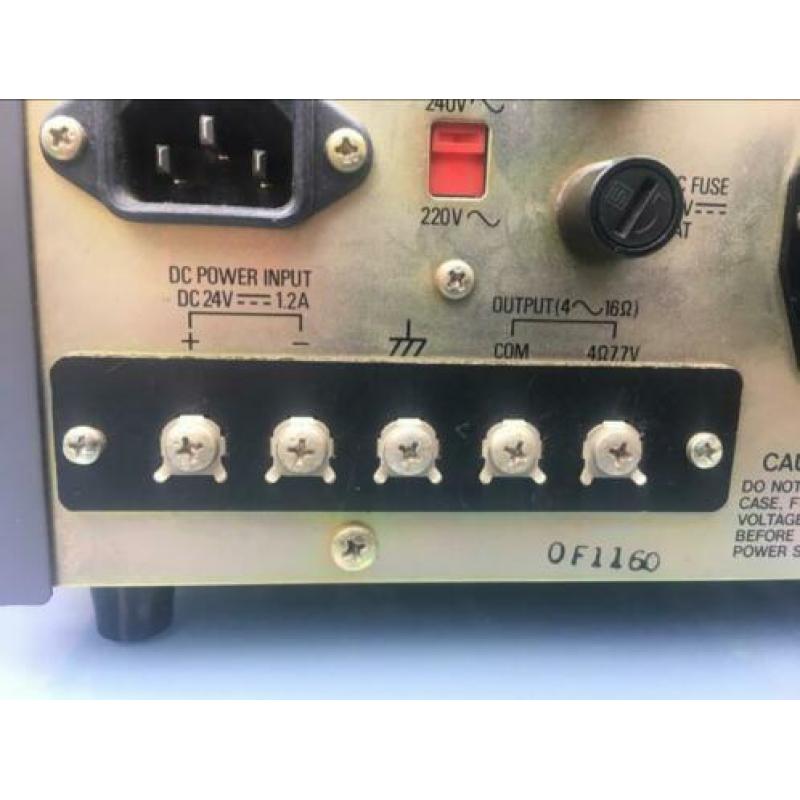 TOA TA-301 24V 230V mobile PA versterker